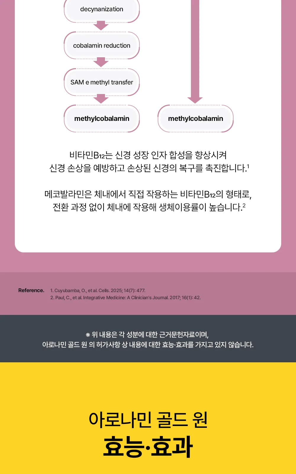 아로나민골드원정 상세 설명