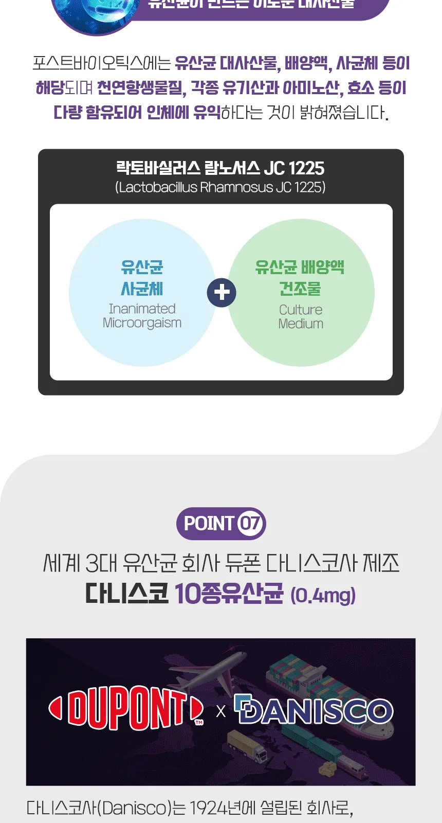 일동생활건강 생유산균 100억 낙산균 포스트바이오틱스 상세 설명