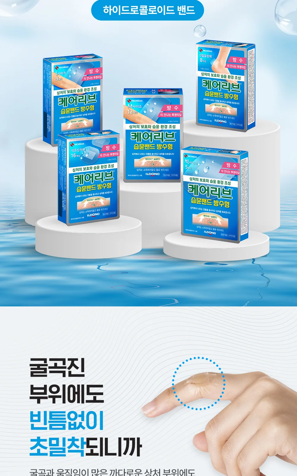 케어리브습윤밴드방수형 CNB M12매 상세 설명