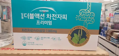 일동 더블액션 차전자피 제품